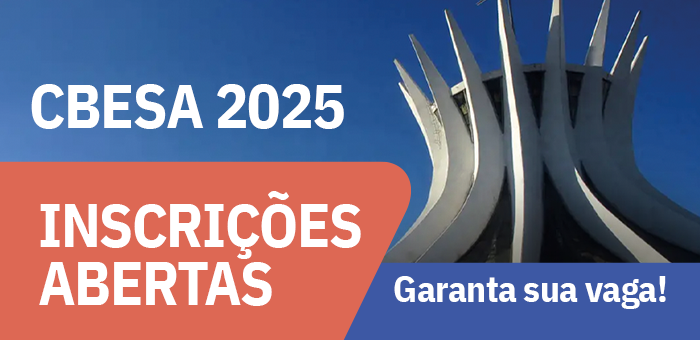 Inscrições abertas para o CBESA 2025. Garanta sua vaga!